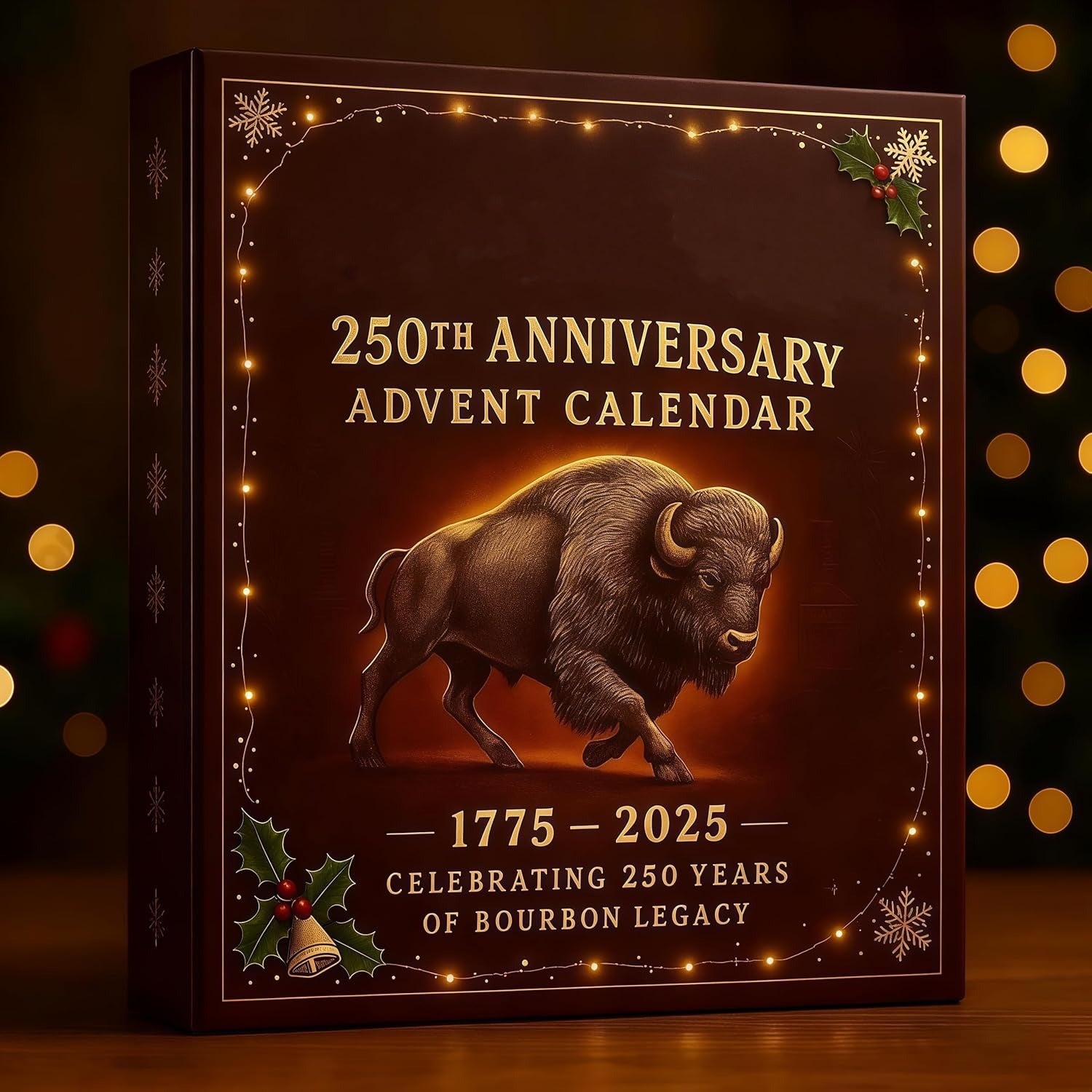 Mini Whiskey-Inspired 3D Christmas Calendar