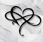 Ideal Gift - Infinity Heart Wall Decoration | Symbol of Eternal Love