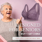 Design for Senior Front Closure Cotton Bra