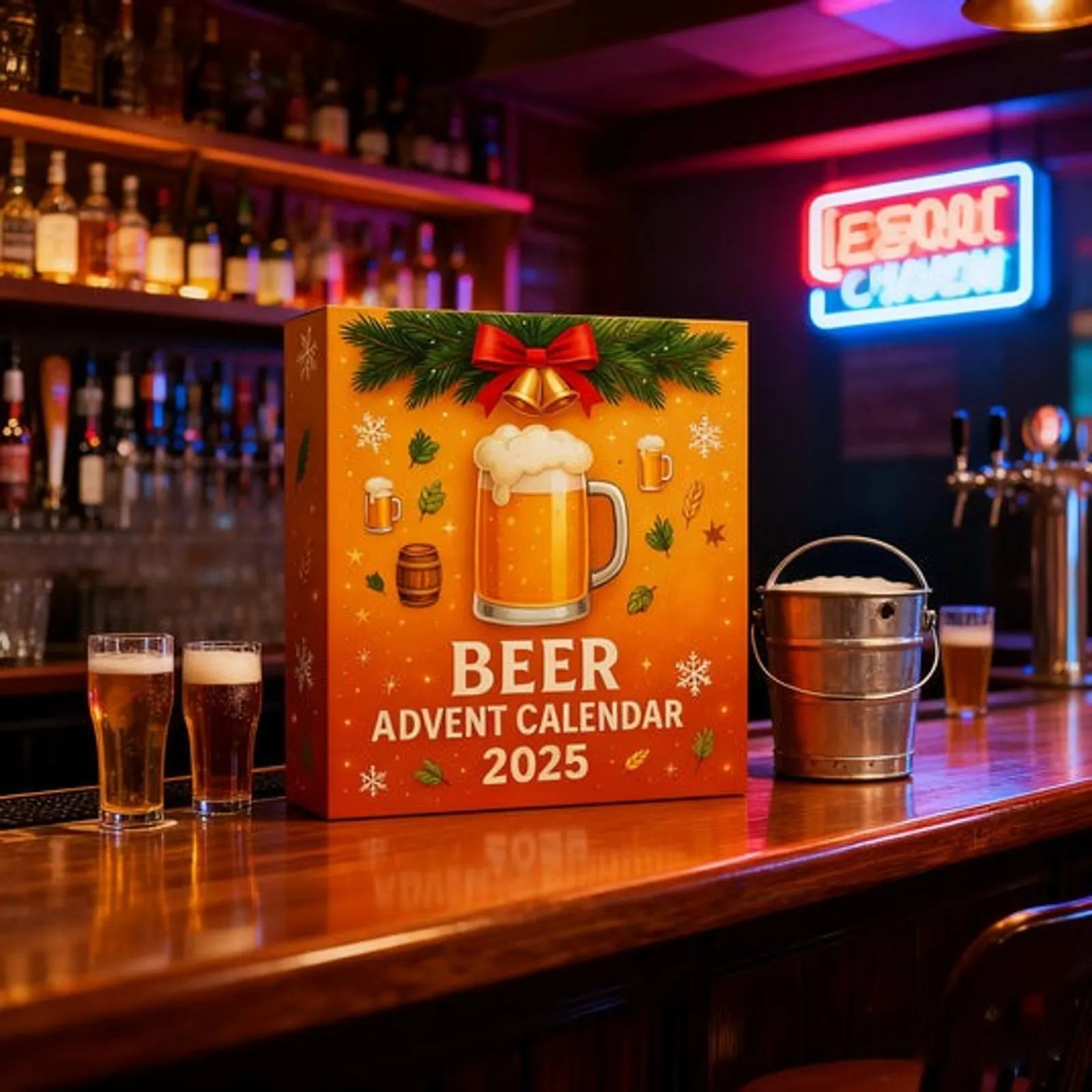 Holiday Beer Ornament Calendar – 24 Mini Surprises