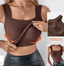 Women’s U-Neck Thermal Tank with Built-In Bra – Warm, Supportive & Braless Comfort