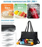 3 in 1 Lunch Tote Bag for Women Free Matching Wallet