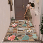 【 50% discount】Cut-out 3D carpet with floral flooring