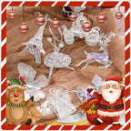 Christmas Clear Seven Colorful Decoration Pendant