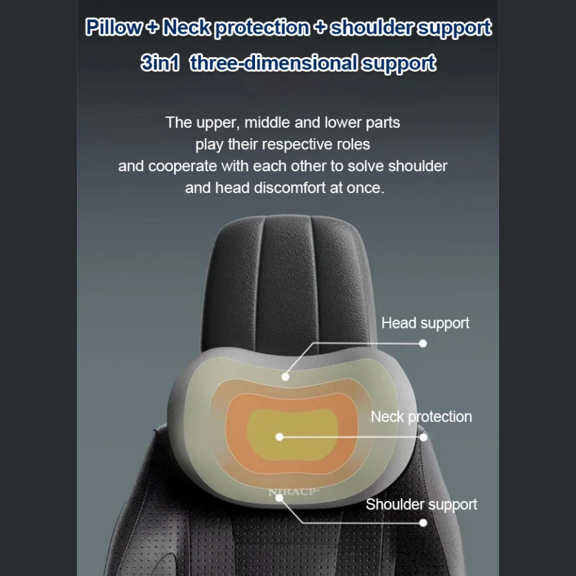 Limited Sale Car Headrest Neck and Lumbar Pillow