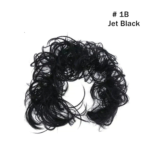 Diy Curly Bun hair accessories
