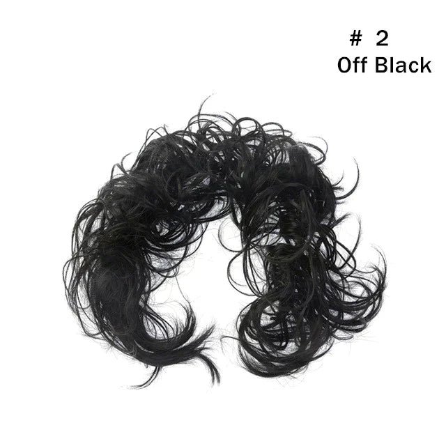Diy Curly Bun hair accessories