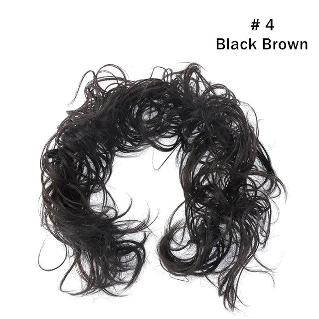 Diy Curly Bun hair accessories