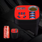 Buy 2 Car mounted cup type inverter converter QC charger