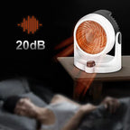 55% discount 2-in-1 fan heater with air circulation