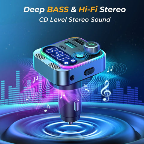 Multifunctional Bluetooth Transmitter for Car