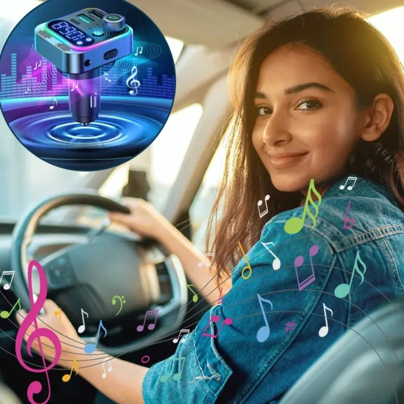 Multifunctional Bluetooth Transmitter for Car