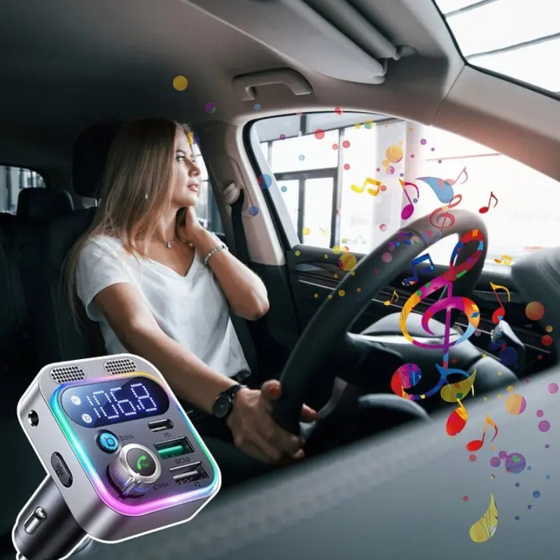 Multifunctional Bluetooth Transmitter for Car