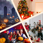 Nice gift Halloween and Christmas atmosphere light projector