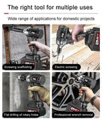 Brushless electric screwdriver- Powerful, without brush wear