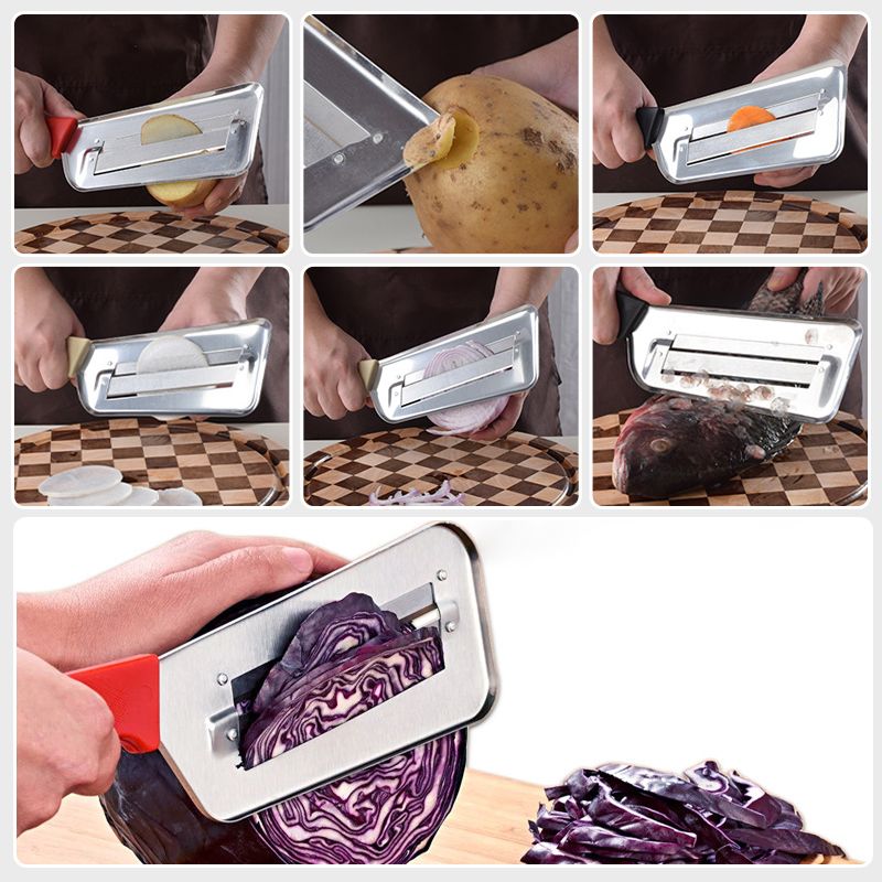 Stainless Steel Double-layer Slicer - Best Kitchen Gift