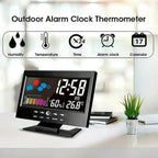 Limitied Time Digital LED Temperature Humidity Monitor Weather Forecast LED Table Alarm Clock
