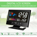 Limitied Time Digital LED Temperature Humidity Monitor Weather Forecast LED Table Alarm Clock