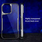 Luxury Acrylic Transparent Electroplated Soft Frame Case