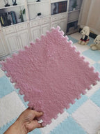New Year Big Sale Plush Patchwork Foam Floor Mat（10 pcs/ SET）