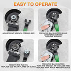 & Adjustable Angle Grinder Wrench