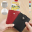 Slim Multi-Card Holder – Holds 5 Cards + Cash, Snap Closure & Waterproof PU Leather
