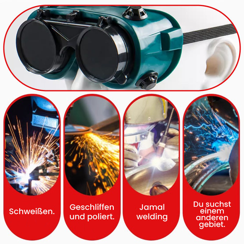 Fold-up welding goggles-Pack of 3