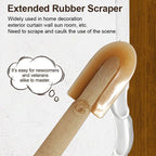 Extended Length Rubber Spatula Caulking Tool（ ）