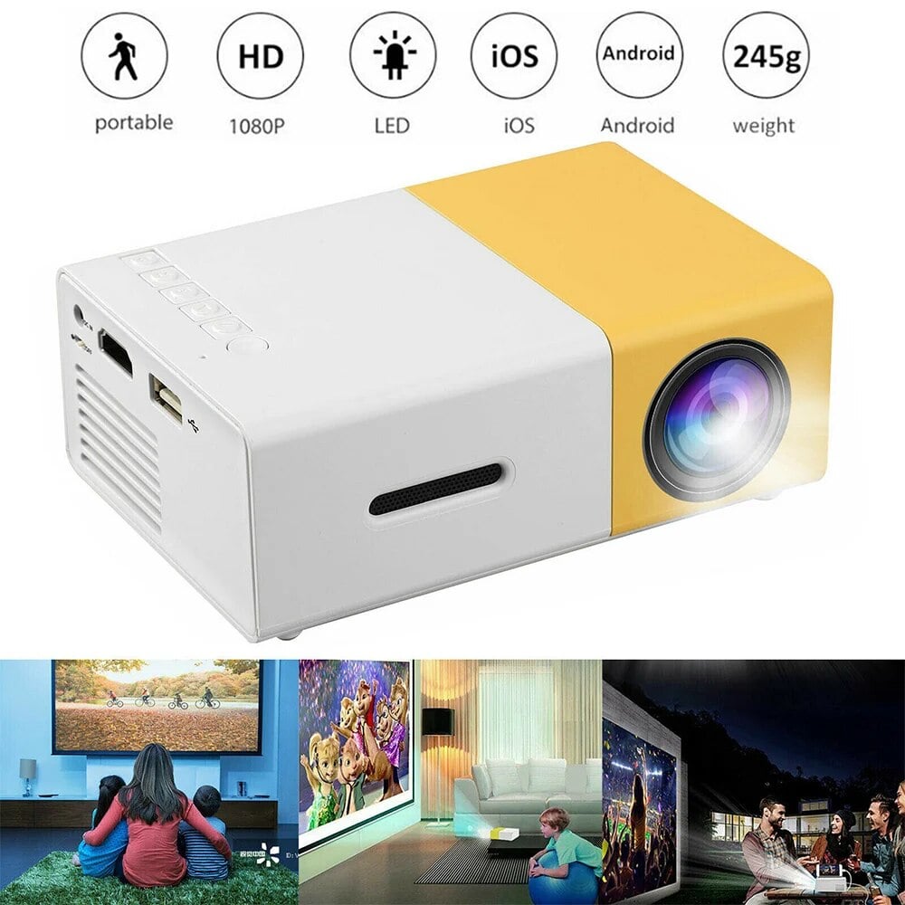 Home Portable Micro LED Mobile Phone Projector