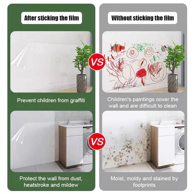 NEW SALE Transparent waterproof and anti-oil static adsorption wall stickers for home use