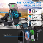 Promotion Auto-Clamping 15W Fast Charging Wireless Car Charger