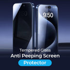 Tempered Glass Anti Peeping Screen Protector For iPhone