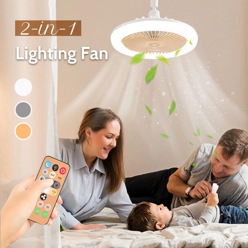 Remote Control Aromatherapy Ceiling Fan with Light