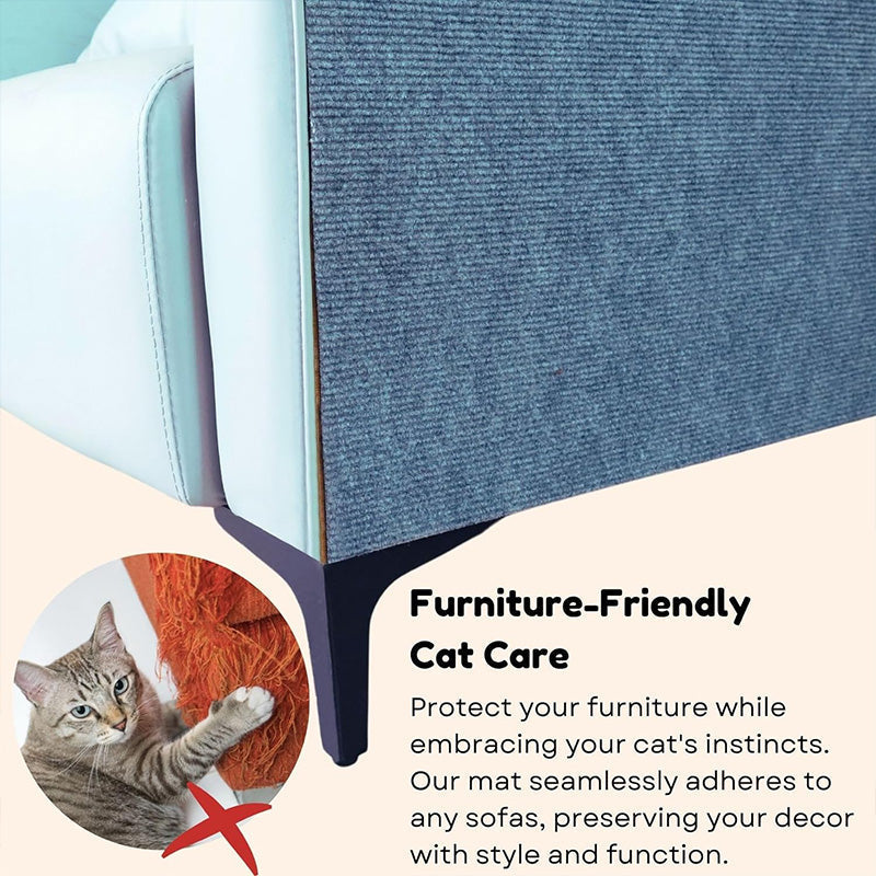 Now at a reduced price of Scratching mat for cat furniture protection