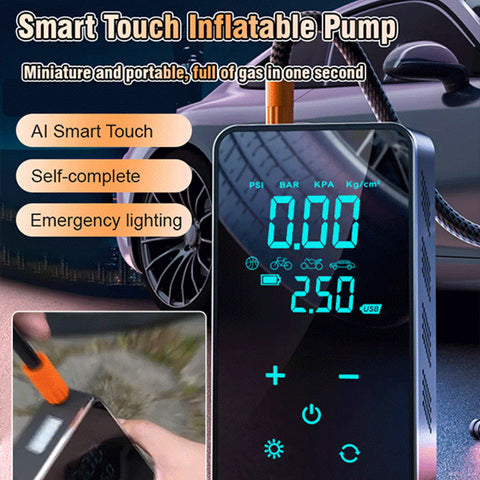Touch Screen High-Speed Air Pump for Tyre