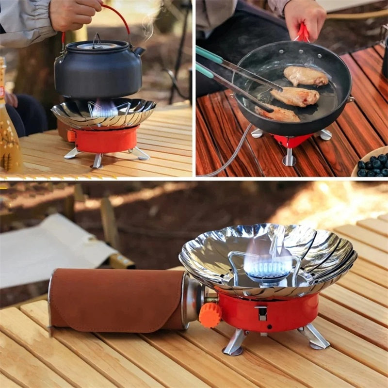 Lotus Small Square Stove -- Portable and foldable, new experience of outdoor cooking