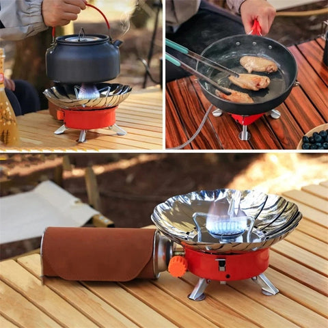Lotus Small Square Stove -- Portable and foldable, new experience of outdoor cooking