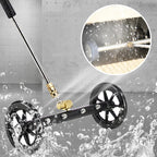 Stainless steel undercarriage cleaner