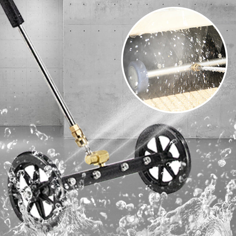 Stainless steel undercarriage cleaner