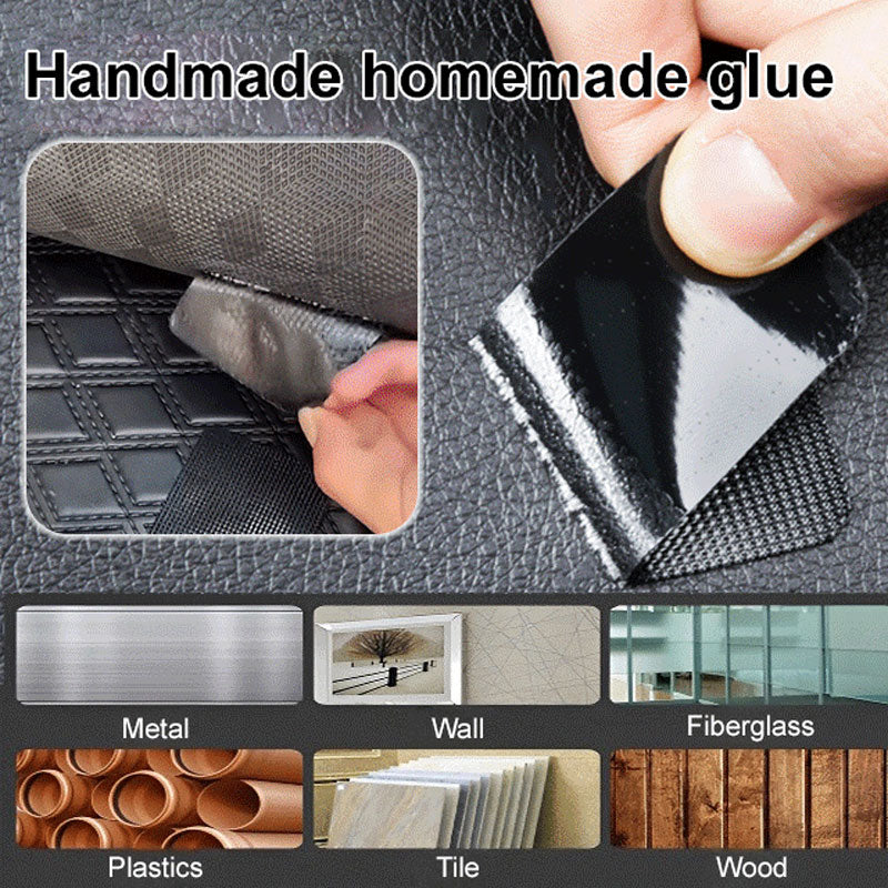 Car foot mat fixing sticker