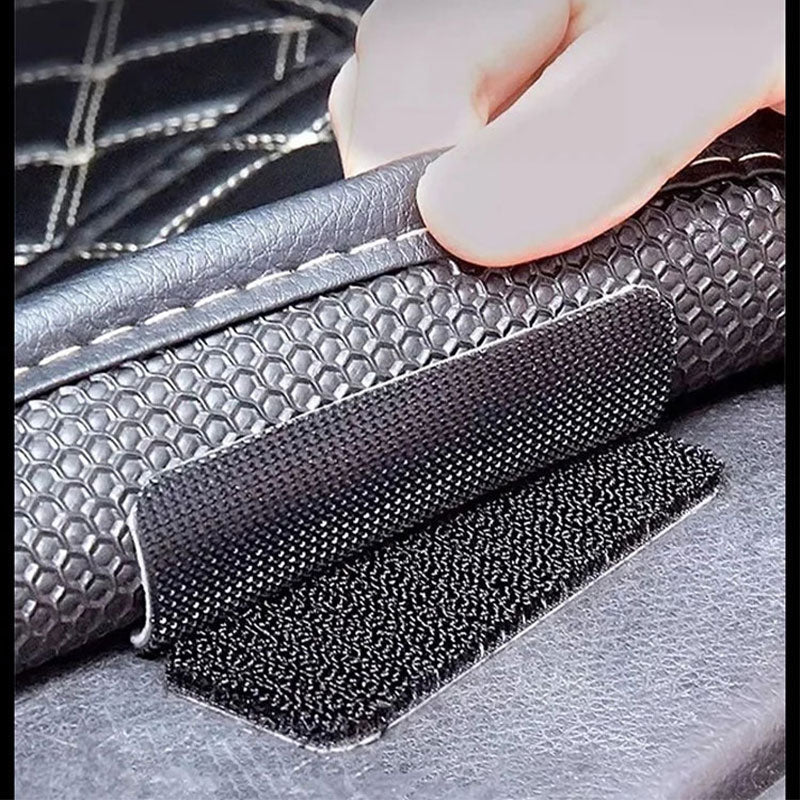 Car foot mat fixing sticker
