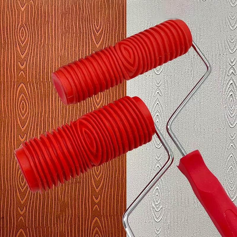 New Design Embossing Texture Patterned Paint Roller for Wall Decoration