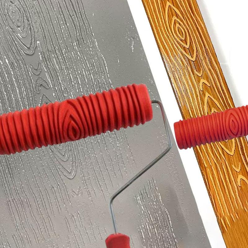 New Design Embossing Texture Patterned Paint Roller for Wall Decoration