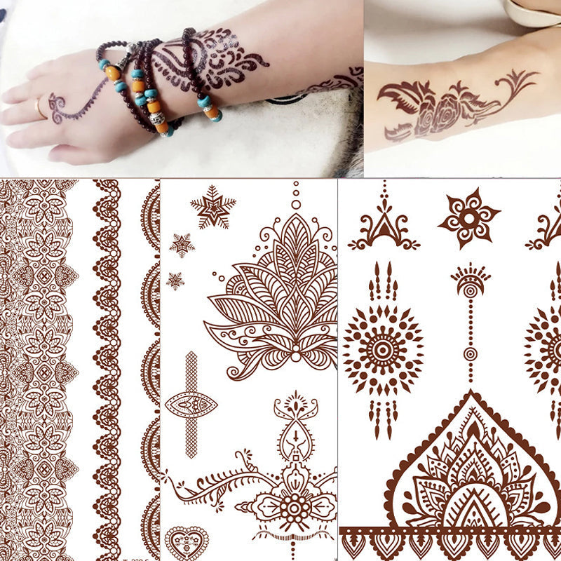 Waterproof Henna Tattoo Stickers