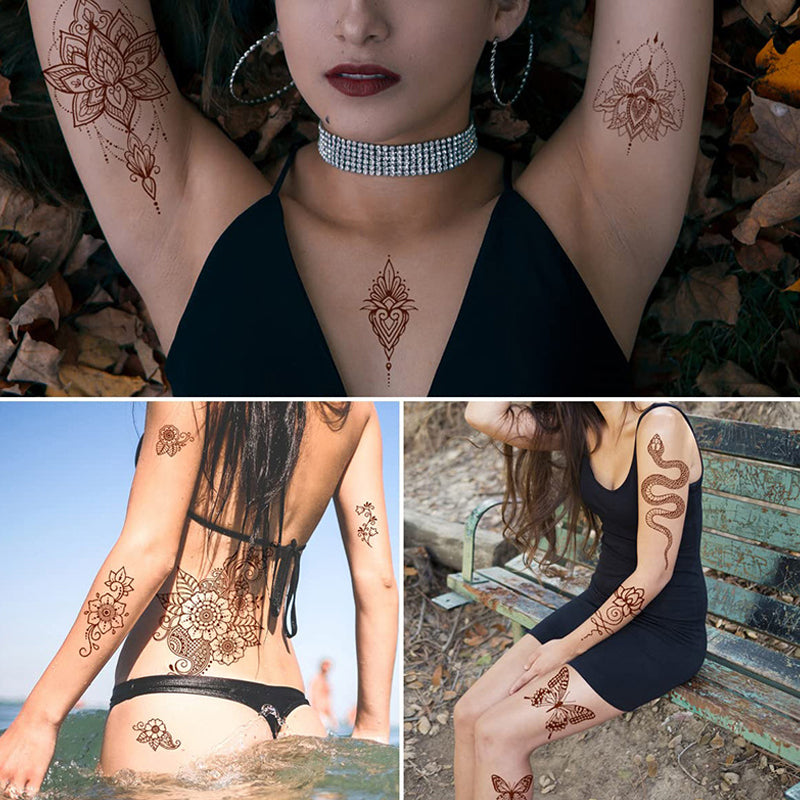 Waterproof Henna Tattoo Stickers