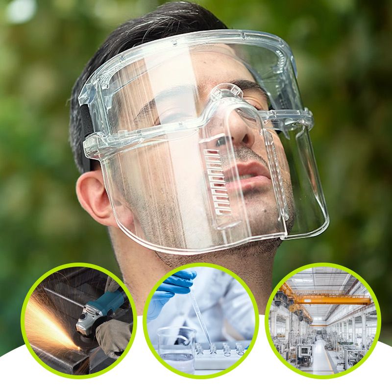 Security guard Multipurpose Ergonomic Transparent Protected Face Shield