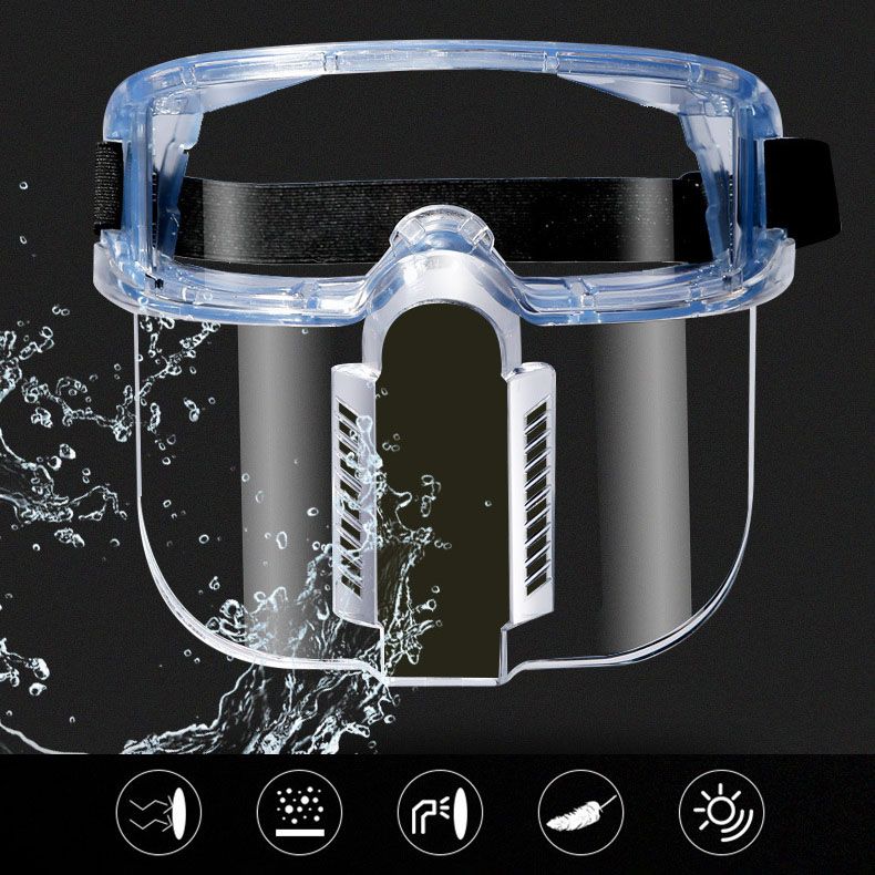 Security guard Multipurpose Ergonomic Transparent Protected Face Shield