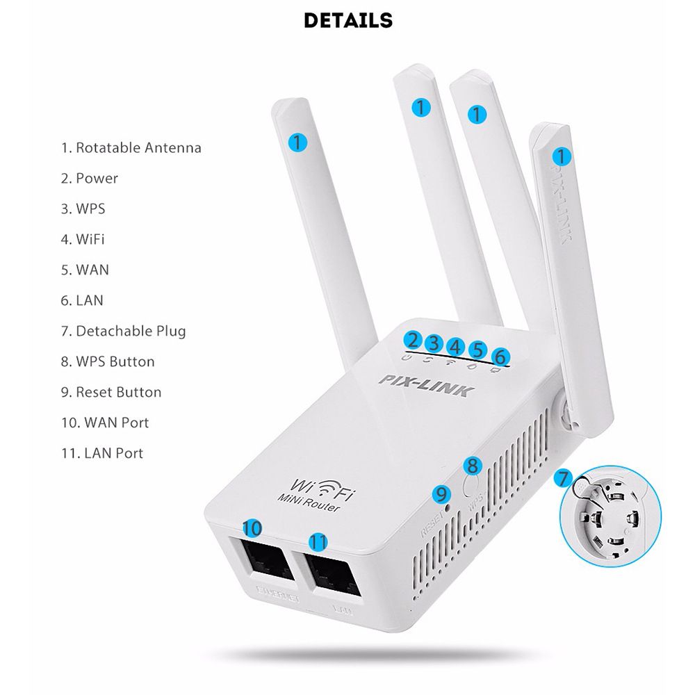 300M WIFI Mini Signal Extension Amplifier