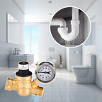 Lead-Free RV Water Pressure Regulator with Gauge