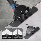 Practical recommendations Angle Grinder Stand for 45° Chamfer Cutting